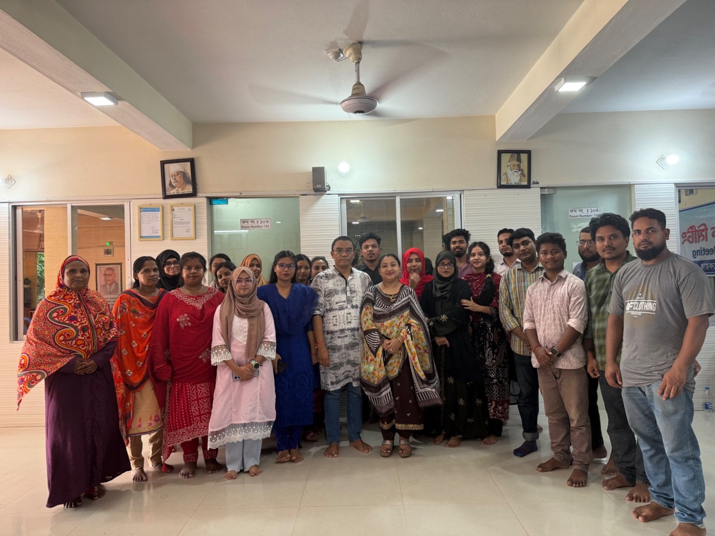 With the healthcare team